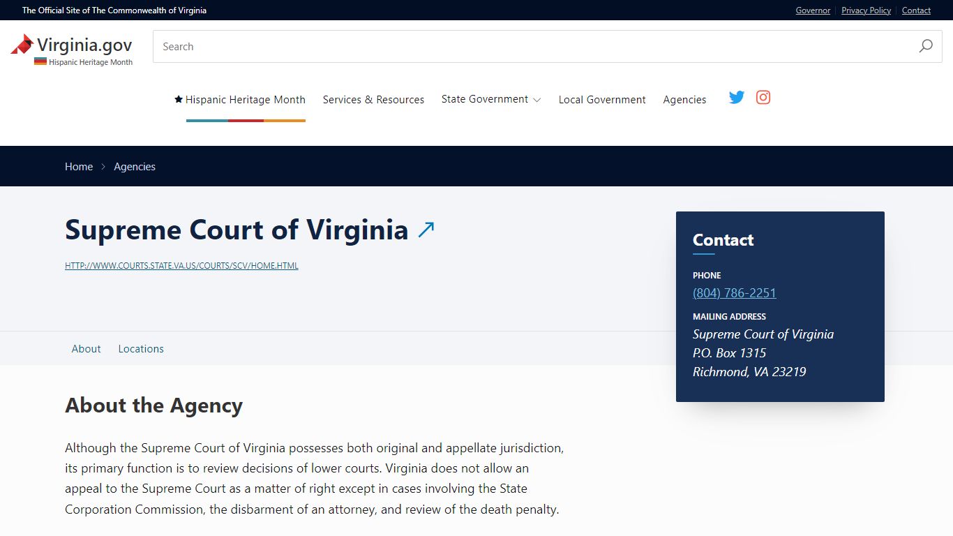 Supreme Court of Virginia | Virginia.gov